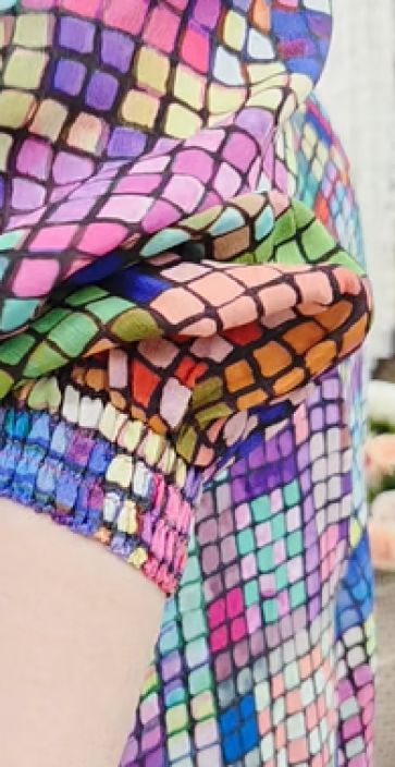 Sahara mekko GRD5196 Multi Colour Glass Tiles aivan upea värikäs ruutukuosi tuotekuva 4 Sahara mekko GRD5196 Multi Colour Glass Tiles aivan upea värikäs ruutukuosi tuotekuva 4