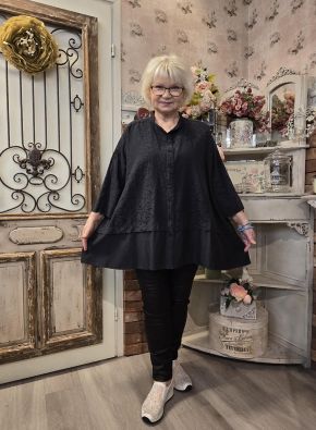 GRIZAS Grizas paita/tunika 52230 (17) Musta ihana silkki/puuvilla malli