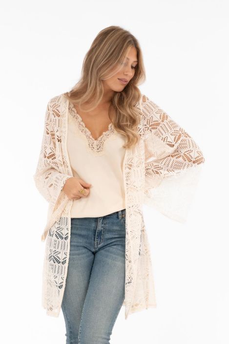 Capri Collection pitsijakku Nella offwhite romanttinen lisäys asuihin tuotekuva 2