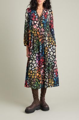 Sahara kukkamekko GRD6519 Autumn Botanical värikäs kukkakuosi viskoosista