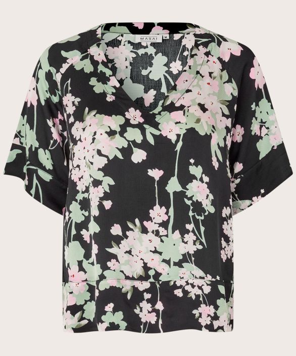 MASAI paita Begitta Pink Lady ihana Japani-tyylinen kuosi tuotekuva 1