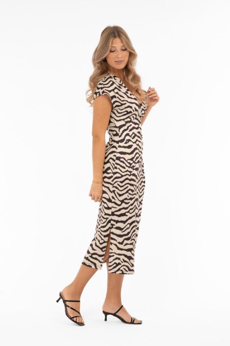 Capri Collection mekko Solene beige/musta kaunis malli tuotekuva 1