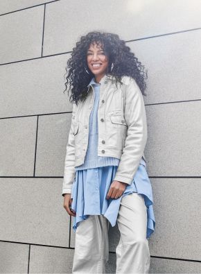 NOEN NOEN paita 86247 Sininen uniikki-helmainen tunika / paita sellaisenaan tai esim. neuleen alle