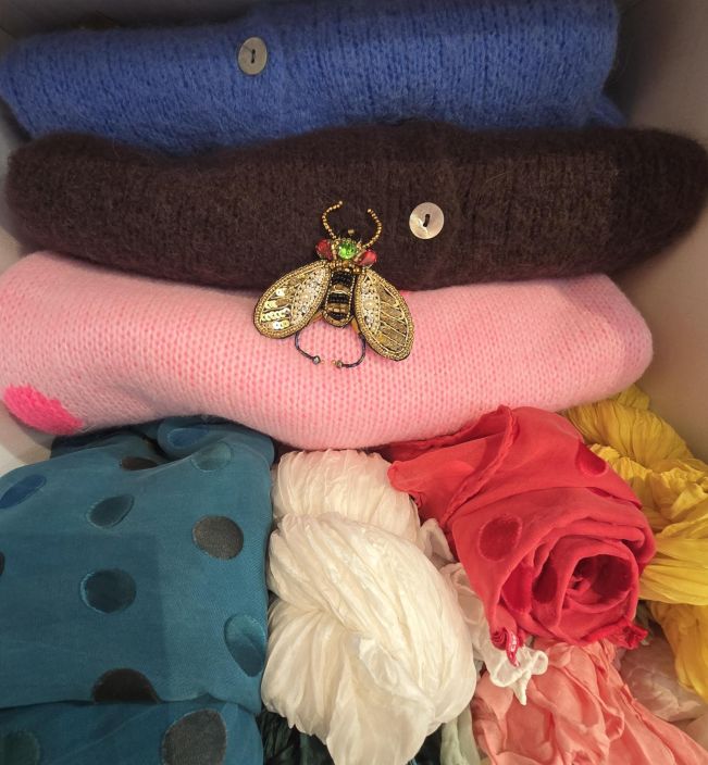 Erfurt koriste ötökkä hakaneulalla, käsityötä Kulta raita kuoriainen siivillä tuotekuva 3