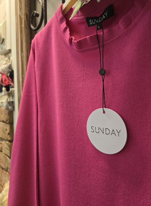 SUNDAY neule 6743 Pinkki ihanan pehmeä, mukava neule tuotekuva 1