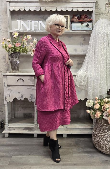 Grizas klassikko laatu jakku 71383 Pinkki Uniikki aaltoileva malli tuotekuva 2