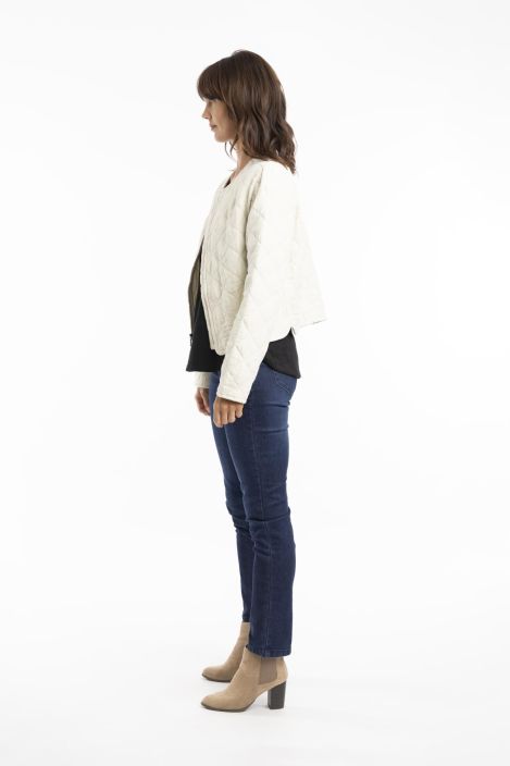Escape jakku vanu 72519 Padded Natural luonnonvalkoinen / off white tuotekuva 1