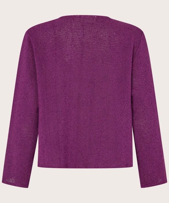 MASAI klassikko neulejakku Julitta Gloxinia purppura moni- ja helppokäyttöinen tuotekuva 5 MASAI klassikko neulejakku Julitta Gloxinia purppura moni- ja helppokäyttöinen tuotekuva 5