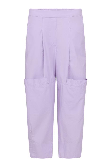 NOEN housut 81462 Lila mukava puuvilla joustavalla vyötäröllä tuotekuva 1 NOEN housut 81462 Lila mukava puuvilla joustavalla vyötäröllä tuotekuva 1