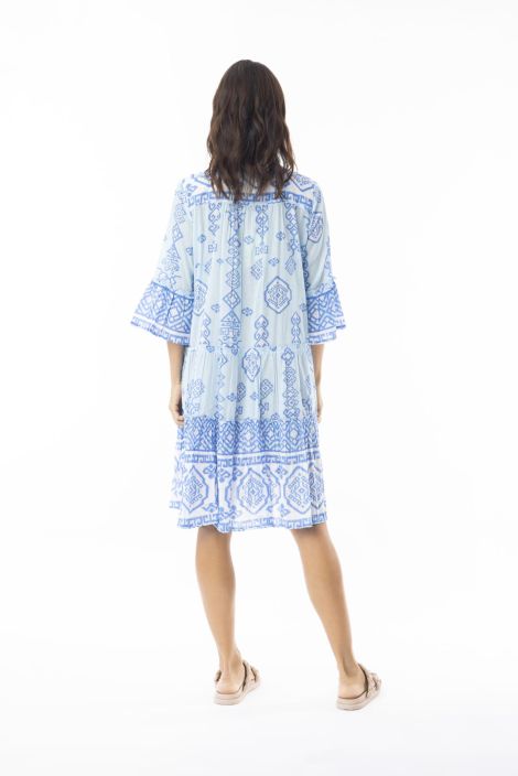 Escape mekko lyhyempi 40140 Carla Blue kiiltävät peilimäiset yksityiskohdat tuotekuva 7