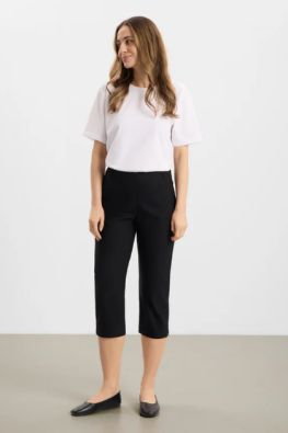 Laurie Capri housut Taylor 100565 Musta uusi ympäristöystävällinen äärettömän pehmeä laatu