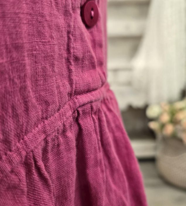 Grizas pellavatunika 52762 Pinkki tyylikäs ja romanttinen malli tuotekuva 7