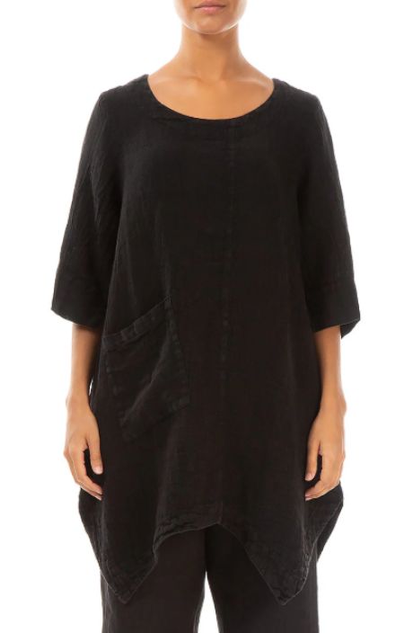 Grizas klassikko (pellava) tunika 5134 Musta upea jokaisen vaatekaapin kulmakivi Tasta luonnollisesta tunikasta tulee Grizas klassikko (pellava) tunika 5134 Musta upea jokaisen vaatekaapin kulmakivi Tasta luonnollisesta tunikasta tulee