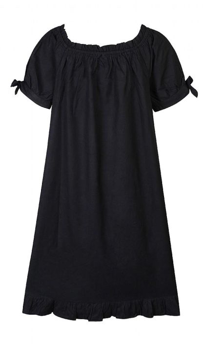 Ze-Ze mekko Sonia musta Absoluuttisen ihastuttava kestosuosikki Ze-Ze mallistosta! Suloiset naiselliset yksityiskohdat kuten