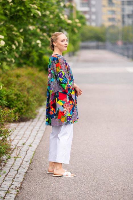 Aino tunika Bianca Art light taiteellinen kokoelma kuoseja tuotekuva 2