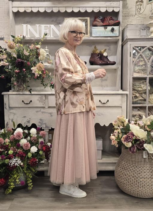 Marta du Chateau paita 8687 Beige ihana syksyn kuosi puuvillassa tuotekuva 3