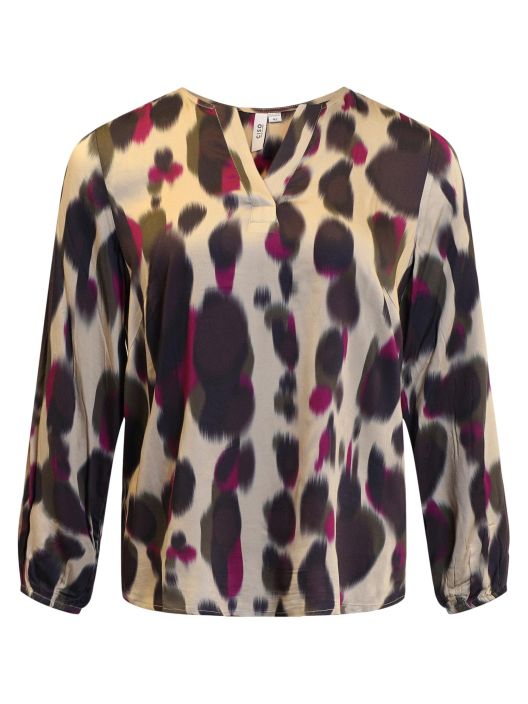 CISO paita 40046 Blur dots Beige/musta/fuksia Tyylikas abstraktimainen pallokuosi beigella pohjalla sopii helposti moneen CISO paita 40046 Blur dots Beige/musta/fuksia Tyylikas abstraktimainen pallokuosi beigella pohjalla sopii helposti moneen