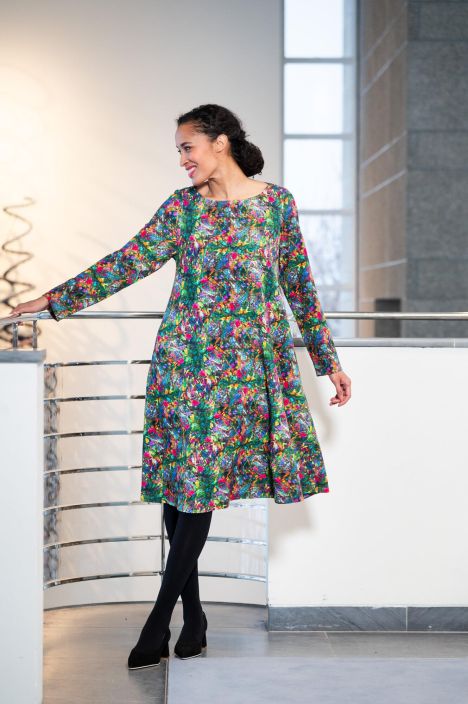 Aino mekko Fioresa Kauno uniikki ja erikoinen ommel, kuin mosaiikki tuotekuva 1