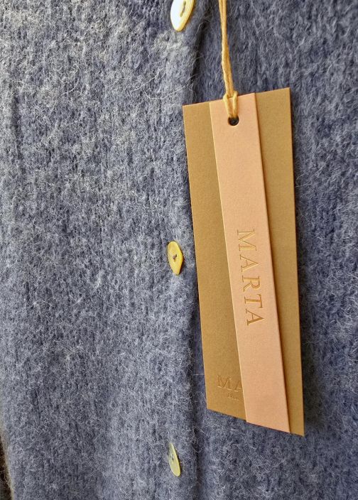 Marta du Château pörröinen neulejakku 2413 Jeans farkun sininen todella mukava pörröneule tuotekuva 1 Marta du Château pörröinen neulejakku 2413 Jeans farkun sininen todella mukava pörröneule tuotekuva 1