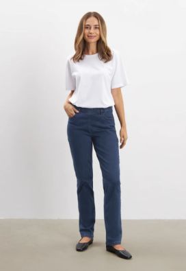 LAURIE Laurie farkut Kelly Dark Blue Denim Medium/perus pituus, regular