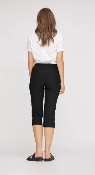 Laurie capri housut Taylor 100565 Regular   Medium capri pituus Musta tuotekuva 1
