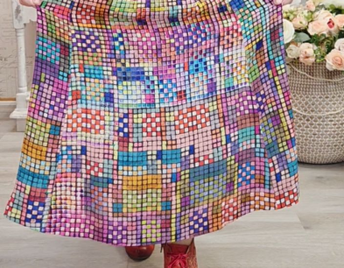 Sahara mekko GRD5196 Multi Colour Glass Tiles aivan upea värikäs ruutukuosi tuotekuva 5 Sahara mekko GRD5196 Multi Colour Glass Tiles aivan upea värikäs ruutukuosi tuotekuva 5