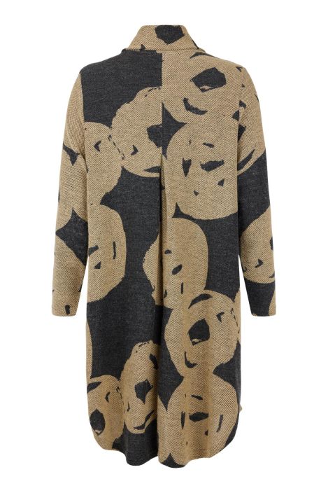 NOEN neulejakku 87045 kaunis beige / harmaa uniikki malli tuotekuva 3