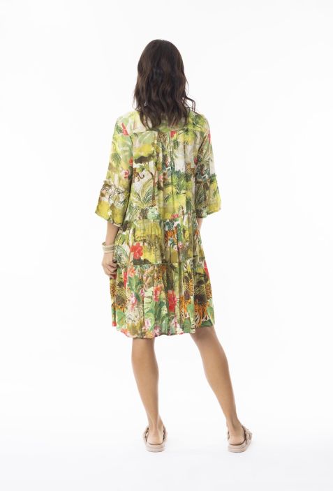 Escape mekko 10051 Cecilia pehmeä mekko ihanalla kuosilla ja kiiltävillä koristeilla tuotekuva 5 Escape mekko 10051 Cecilia pehmeä mekko ihanalla kuosilla ja kiiltävillä koristeilla tuotekuva 5