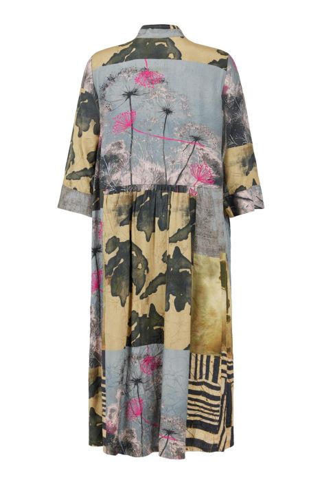 NOEN mekko 88577 kaunis abstrakti kuosi naisellisessa mallissa tuotekuva 2