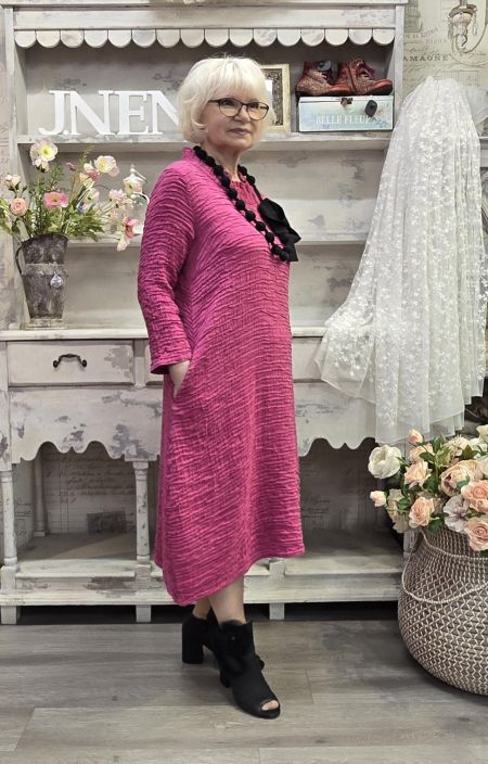 Grizas mekko 91754 Fuksia malliston klassikko tekstuuri tuotekuva 1