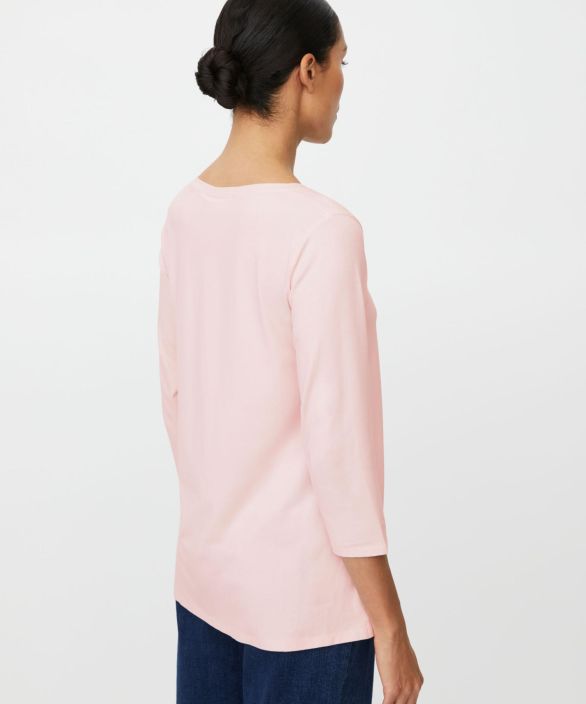 MASAI trikoopaita Cecille Primrose roosa mukava viskoosinen trikoopaita tuotekuva 2