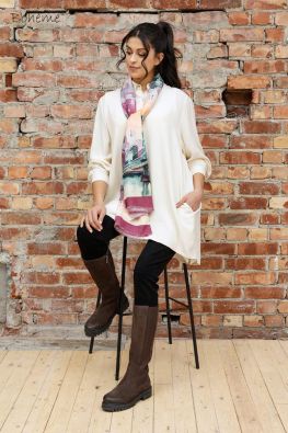 BOHEME Boheme kauluspaita B13104 Off white kaunis paitatunika