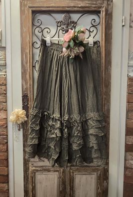 PRIVATSACHEN Privatsachen alushame Bakstraps Freund metsän vihreä ihanat frillat