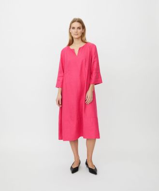 MASAI mekko Nasya Carmine Koralli tyylikäs pellava shaped