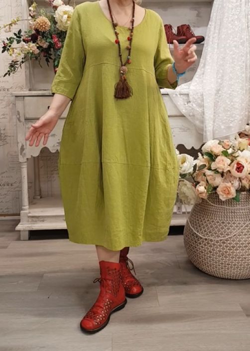 THING mekko 7149 Olive kaunis vihreä, balloona helmainen supersuosikki tuotekuva 2