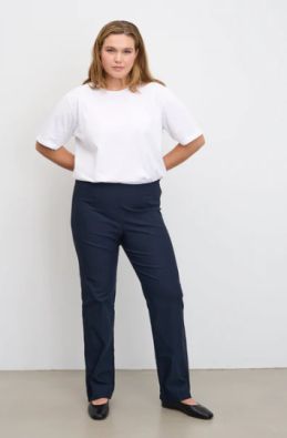 LAURIE Laurie housut 27014 Betty regular medium length navy