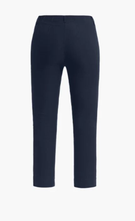 Laurie housut Taylor 100563 Regular Cropped hieman vajaamittainen malli Navy sininen tuotekuva 1
