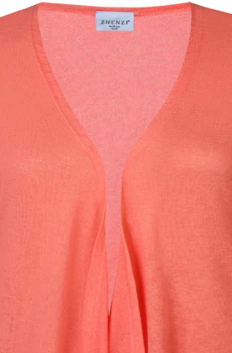 Zhenzi bolerojakku Agar 170 oranssiin taittuva pinkki mukava malli viimeistelemään asut tuotekuva 4