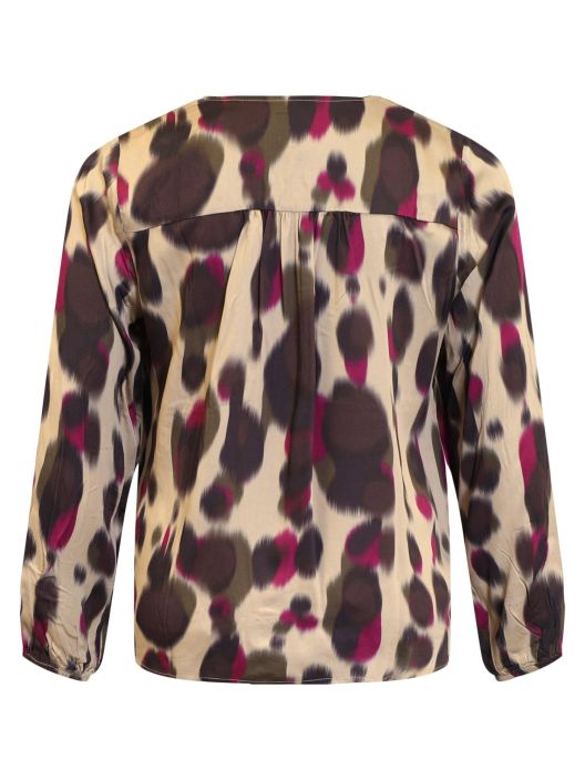 CISO paita 40046 Blur dots Beige/musta/fuksia tuotekuva 1 CISO paita 40046 Blur dots Beige/musta/fuksia tuotekuva 1