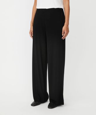 MASAI housut Pirista Musta klassikko viskoosi, leveät