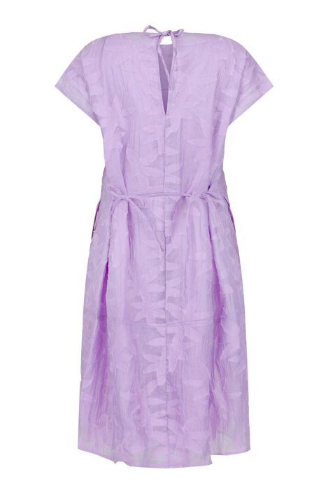 NOEN mekko 88636 vaalea laventeli Kaunis taftipintainen malli puuvilla alusmekolla tuotekuva 6