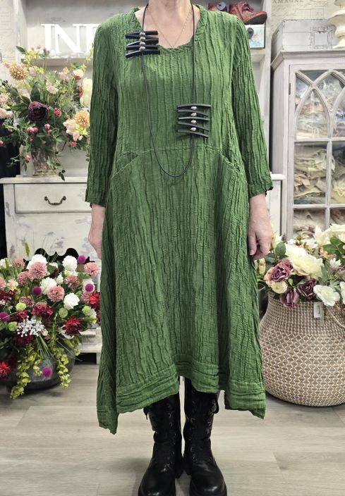 Grizas mekko 91848 Vihreä ihanasta klassikkolaadusta uutuus malli syksyksi tuotekuva 5 Grizas mekko 91848 Vihreä ihanasta klassikkolaadusta uutuus malli syksyksi tuotekuva 5