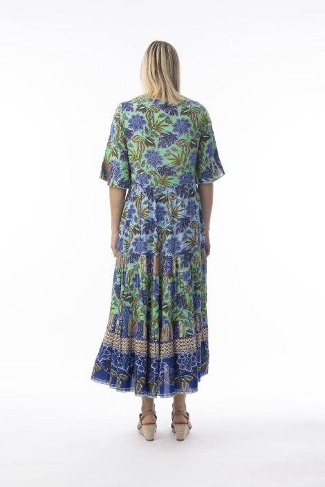 Orientique mekko 20121 Las Cuevas ihana yhdistelmä värejä tuotekuva 2 Orientique mekko 20121 Las Cuevas ihana yhdistelmä värejä tuotekuva 2