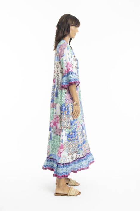 Orientique mekko Emma 30071 maxi mallinen näyttävä mekko tuotekuva 5