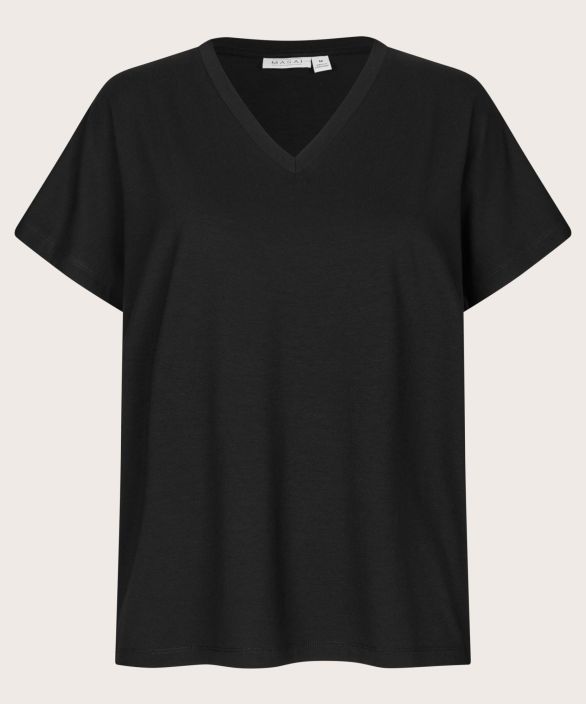 MASAI paita Badu Musta pehmeä jersey viskoosi tuotekuva 4