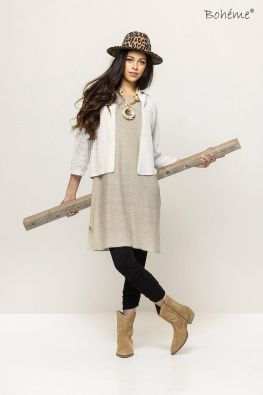 BOHEME Boheme neulejakku B13184 Offwhite äärettömän mukava neulos