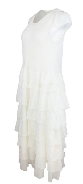 Boheme mekko 12935 Valkoinen monikäyttöinen upea malli tuotekuva 3
