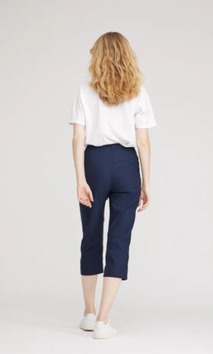 Laurie capri housut Taylor 100565 Regular   Medium capri pituus Navy sininen tuotekuva 2