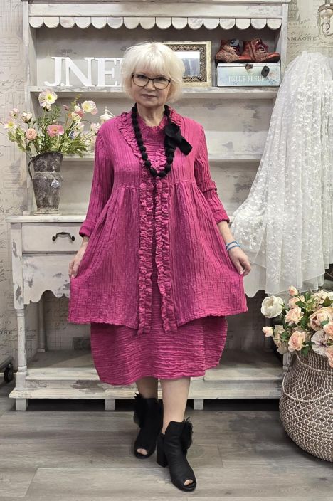 Grizas klassikko laatu jakku 71383 Pinkki Uniikki aaltoileva malli tuotekuva 1