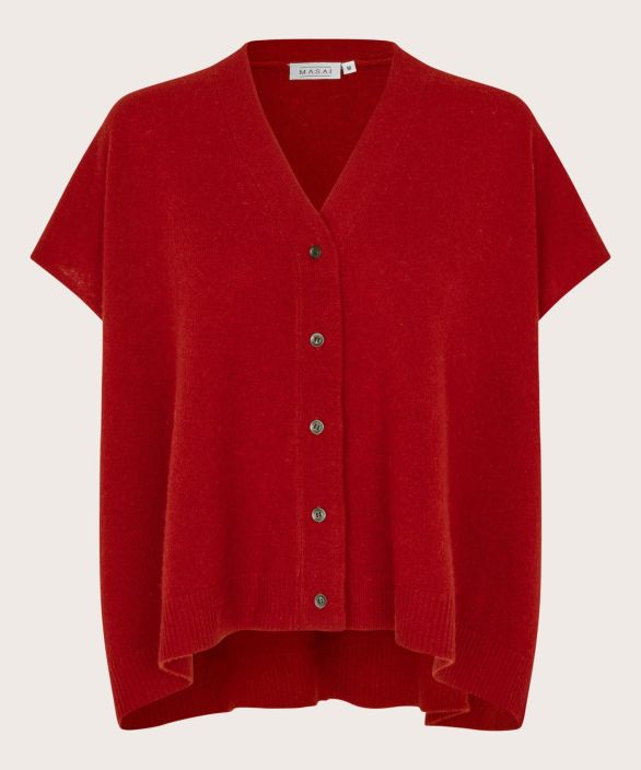 MASAI neulejakku Lucanne Red Dahlia tuotekuva 4